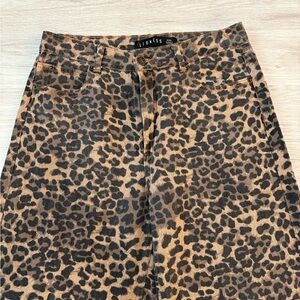 Lioness Leopard Print Skirt